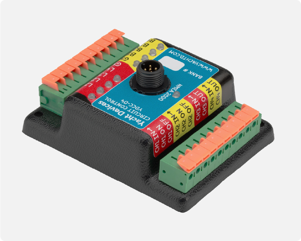 Yacht Devices YDCC-04 Circuit Control NMEA Sensor