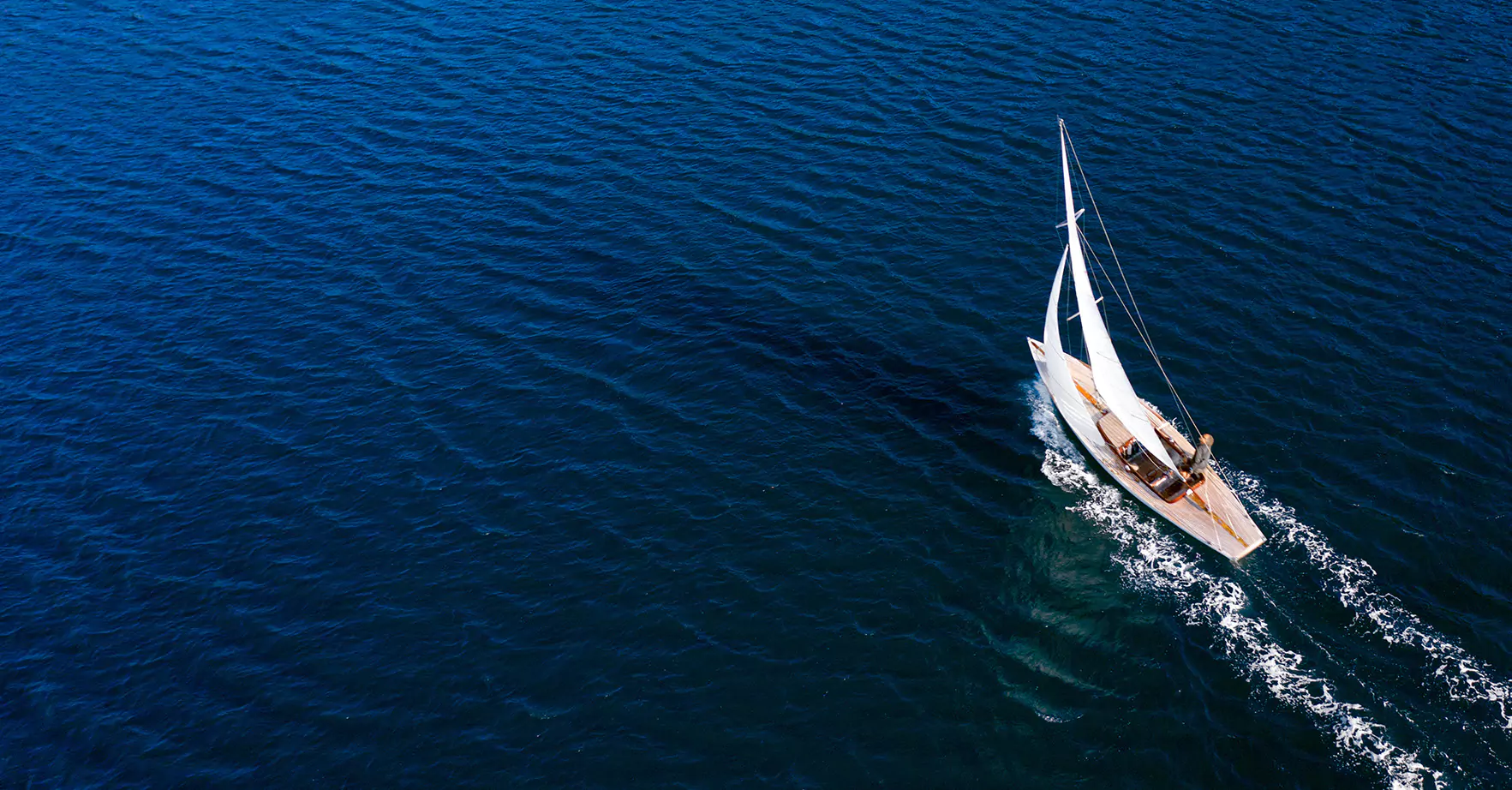 freedom of the open seas best experienced with a full breeze behind the sails