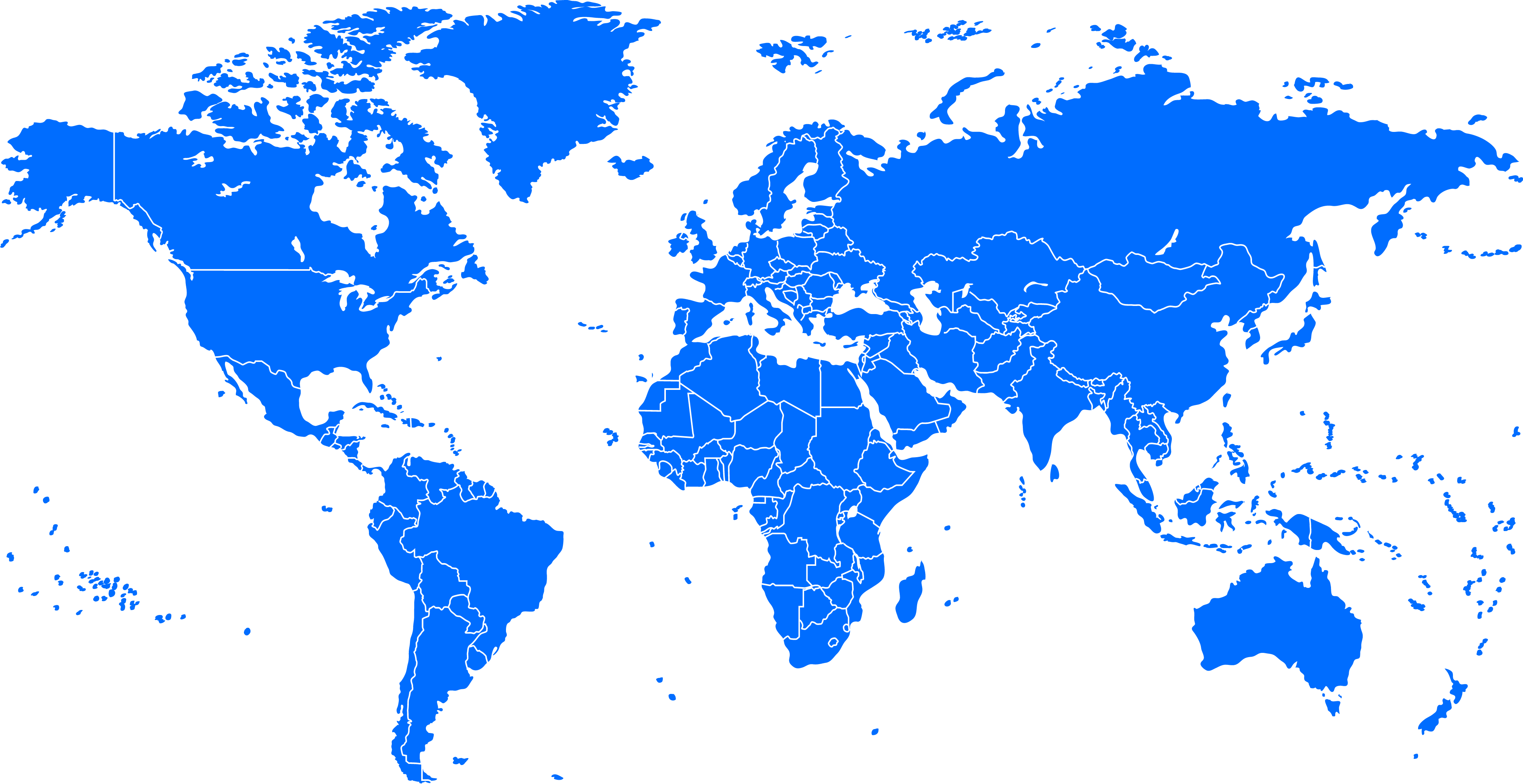 Global coverage map